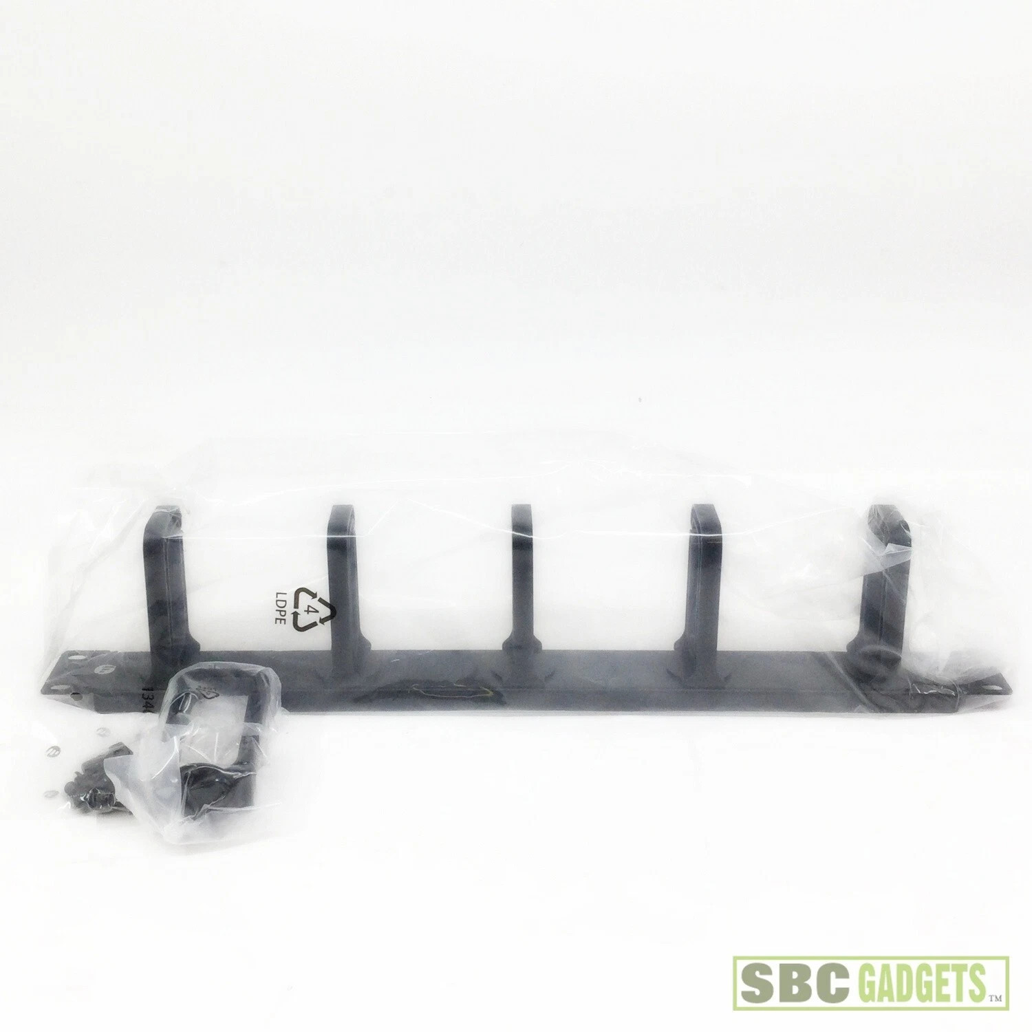 FS 1U 19" Horizontal Rackmount Cable Manager D-rings CMH-5DR1U New