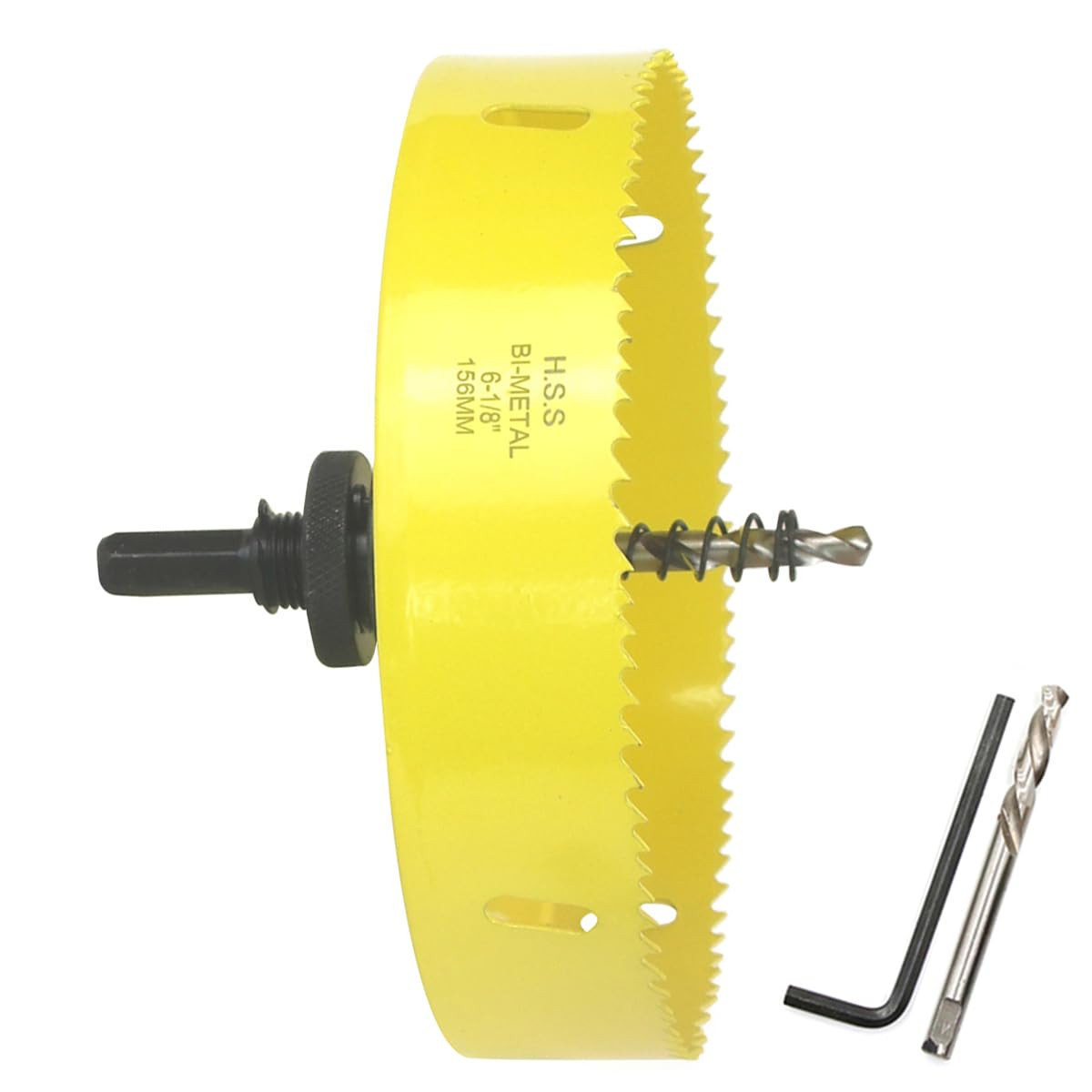 6-1/8 Inch Hole Saw for Wood,Soft Metal,Drywall,Plasterboard and Plywood,156Mm B