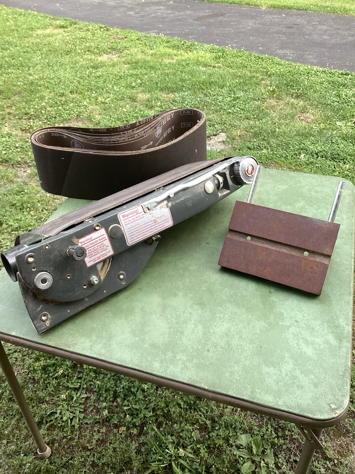 ShopSmith Belt  6” Belt Sander Gray w/Belt Rolls Free Shipping + New Belts