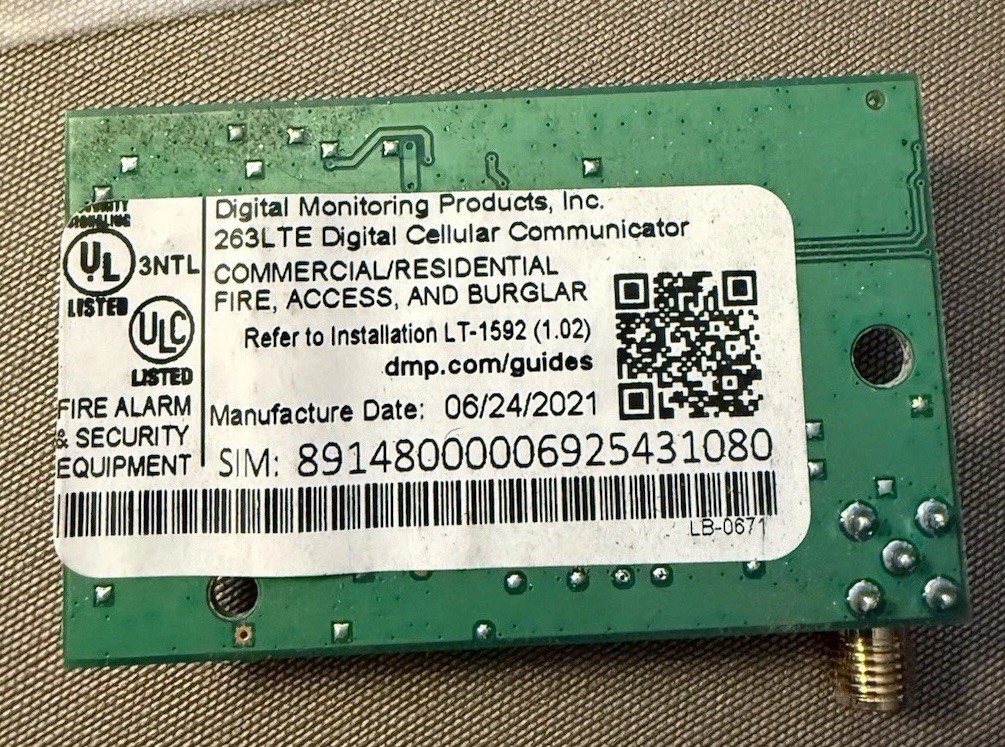 263LTE-V Verizon LTE Cellular Communicator DMP New Open Box