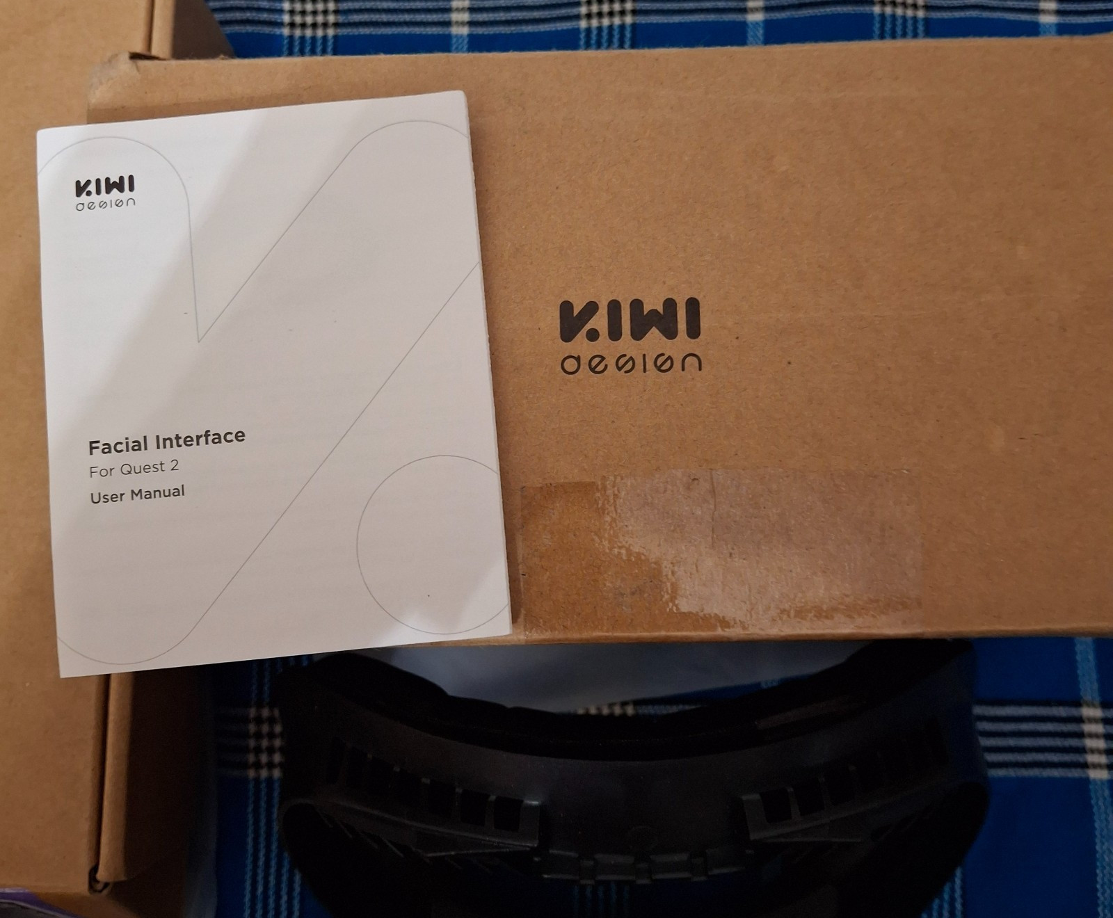 KIWI Oculus Quest 2 Accessories Bundle Lot Comfort Head Strap VR Cable Face Pad