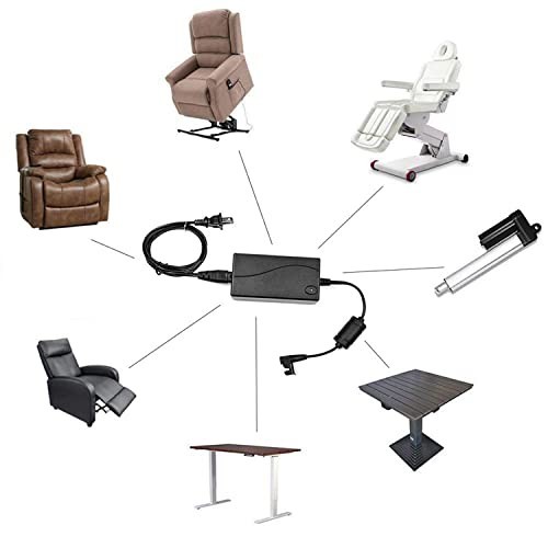 Universal Lift Chair Power Recliner AC/DC Adapter 29V 2A Transformer US Plug & C