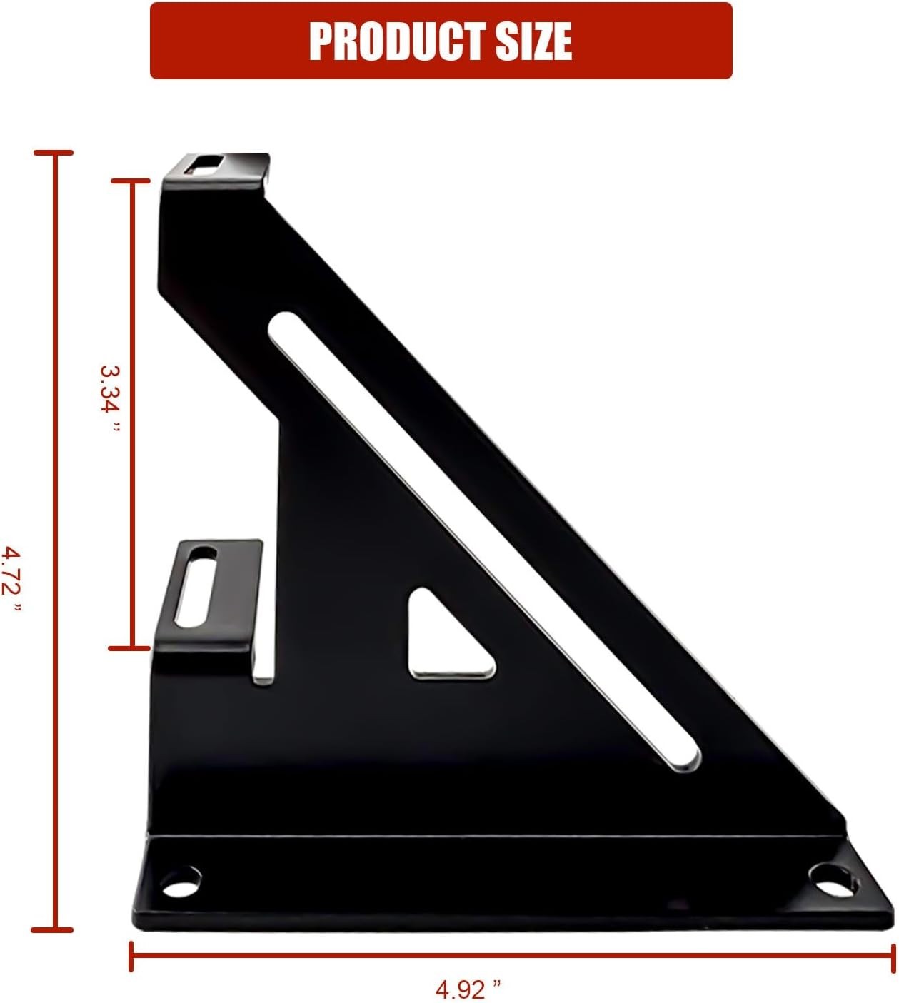 Steel Amplifier Rack Coated by Black Powder Used for Car Audio Systems Brackets