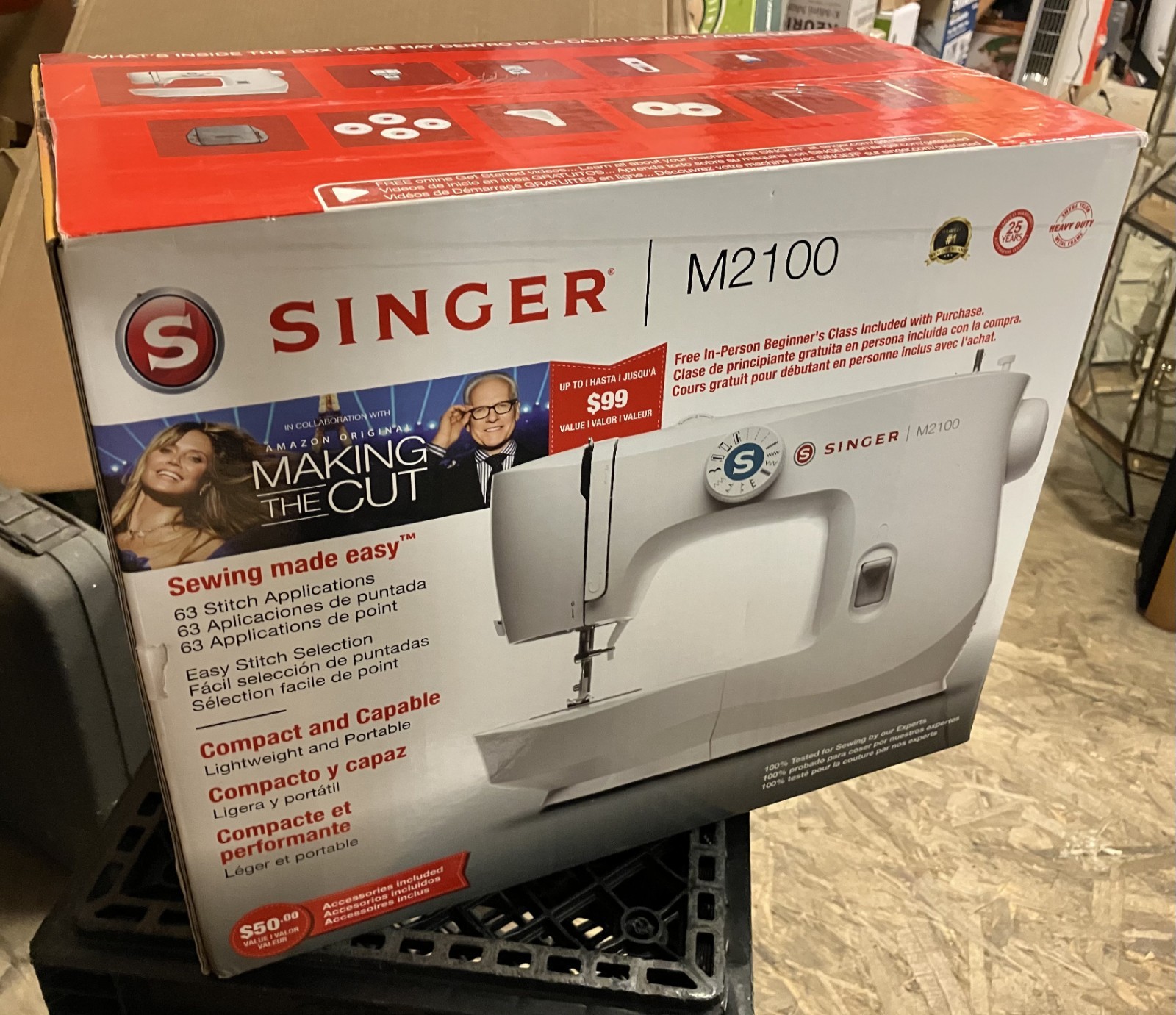 SINGER M2100 Sewing Machine with 8 Built-In Stitches