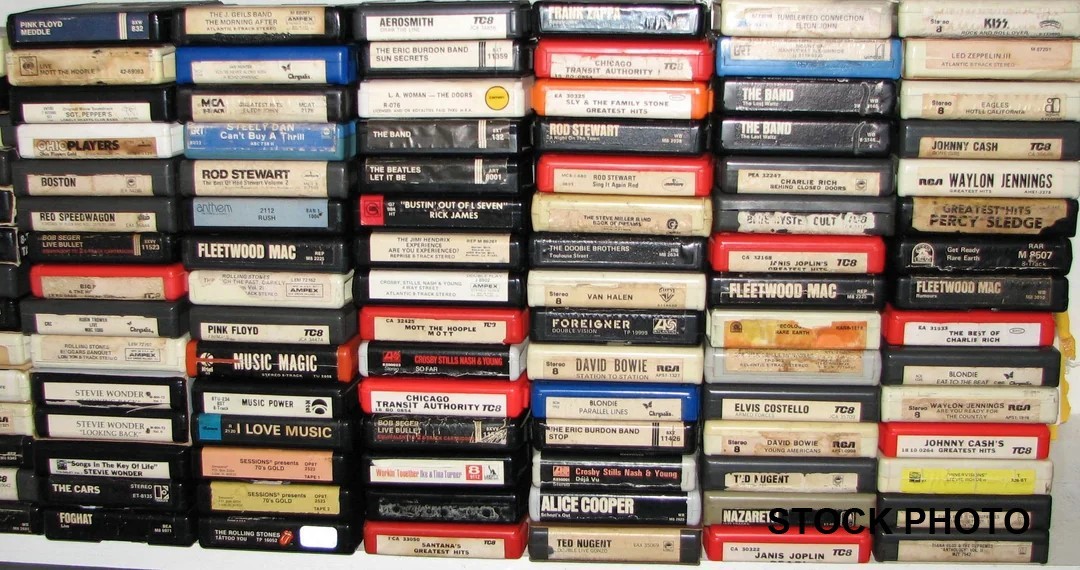 8 Track Tape Collection Rock, Metal, Country, Easy Listening