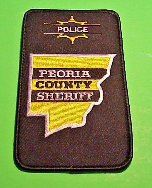PEORIA COUNTY  ILLINOIS  IL  SHERIFF /  5 1/2"  POLICE PATCH  FREE SHIPPING!!!