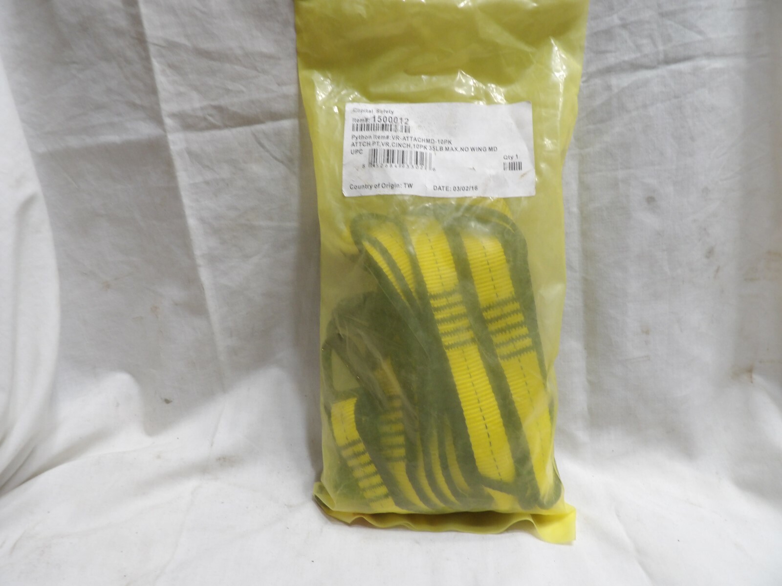 Python Safety 1500012 V Ring Tool Strap with Cinch Attachment (qty of 10)