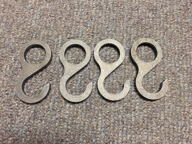 AR500 4" Steel Target 1/4" Round Hook SCH40 1" Pipe Set of 4! USA MADE!!