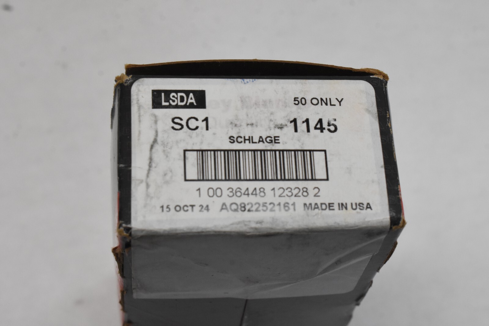 LSDA Key Blanks for Locksmith 99 Schlage SC4 1145 Brass Restricted Blank Key