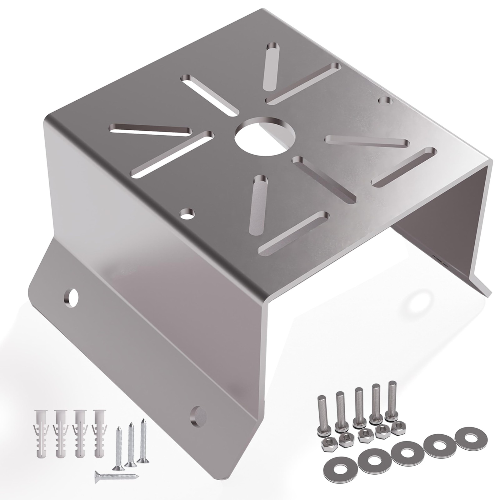 GZQIUYI Security Camera Corner Mount, Stainless Steel Bracket, 1 Pack, 1 PACK
