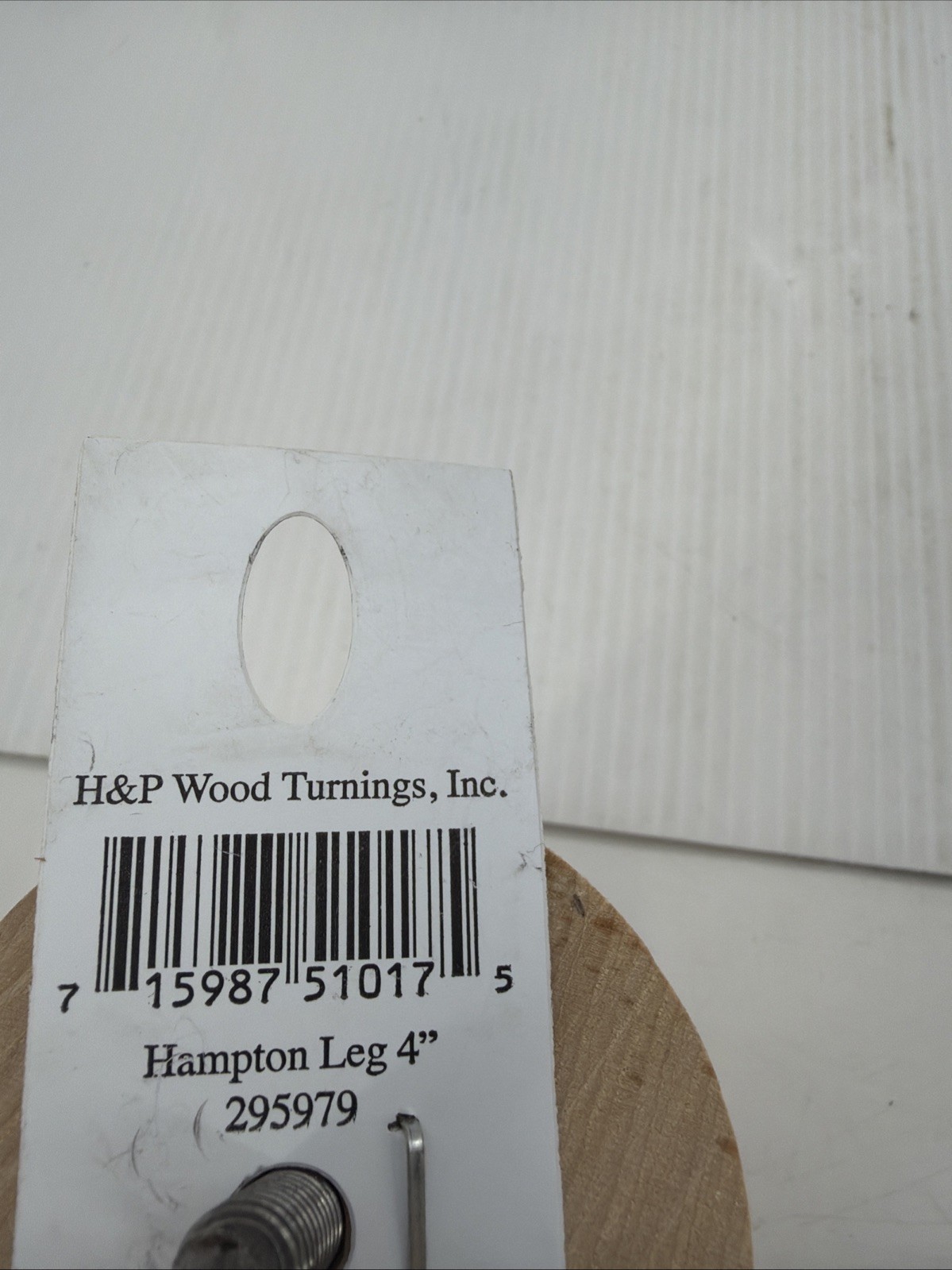 H&P Wood Turnings,Inc. Hampton Leg 4” Lot Of 4 {RR}