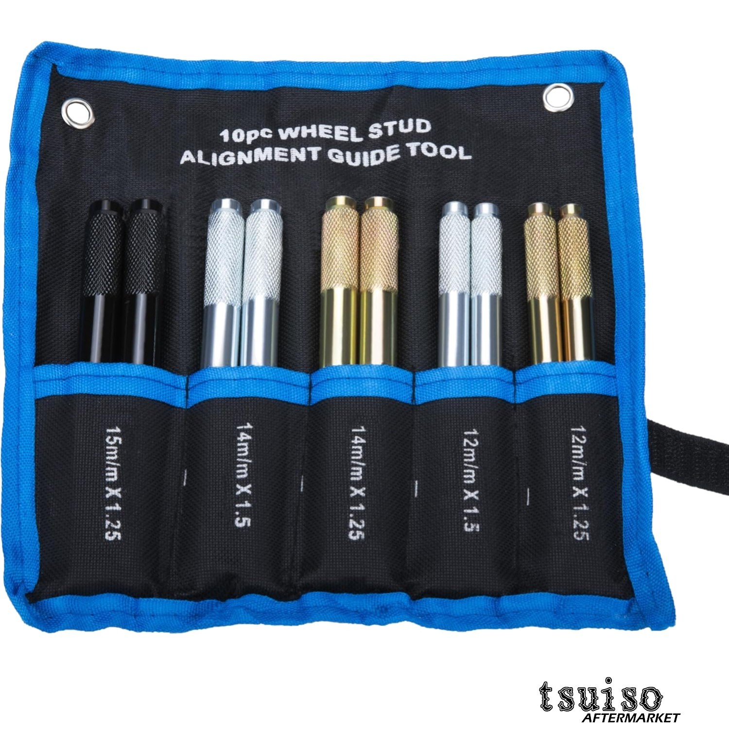 10-Piece Steel Alloy Wheel Alignment Tool Kit for Mechanics - Enhanced Safety
