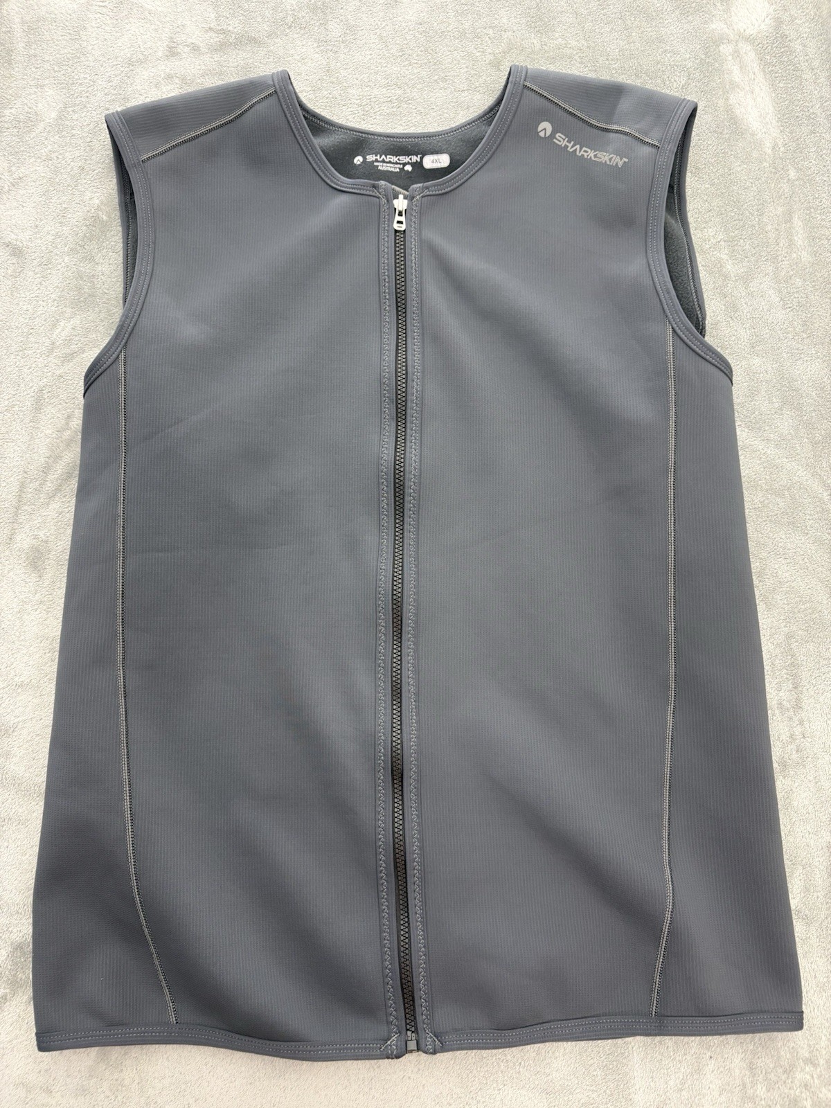 Sharkskin Titanium Vest Chillproof 4XL Scuba Swim Snorkeling Freedive Dark Gray