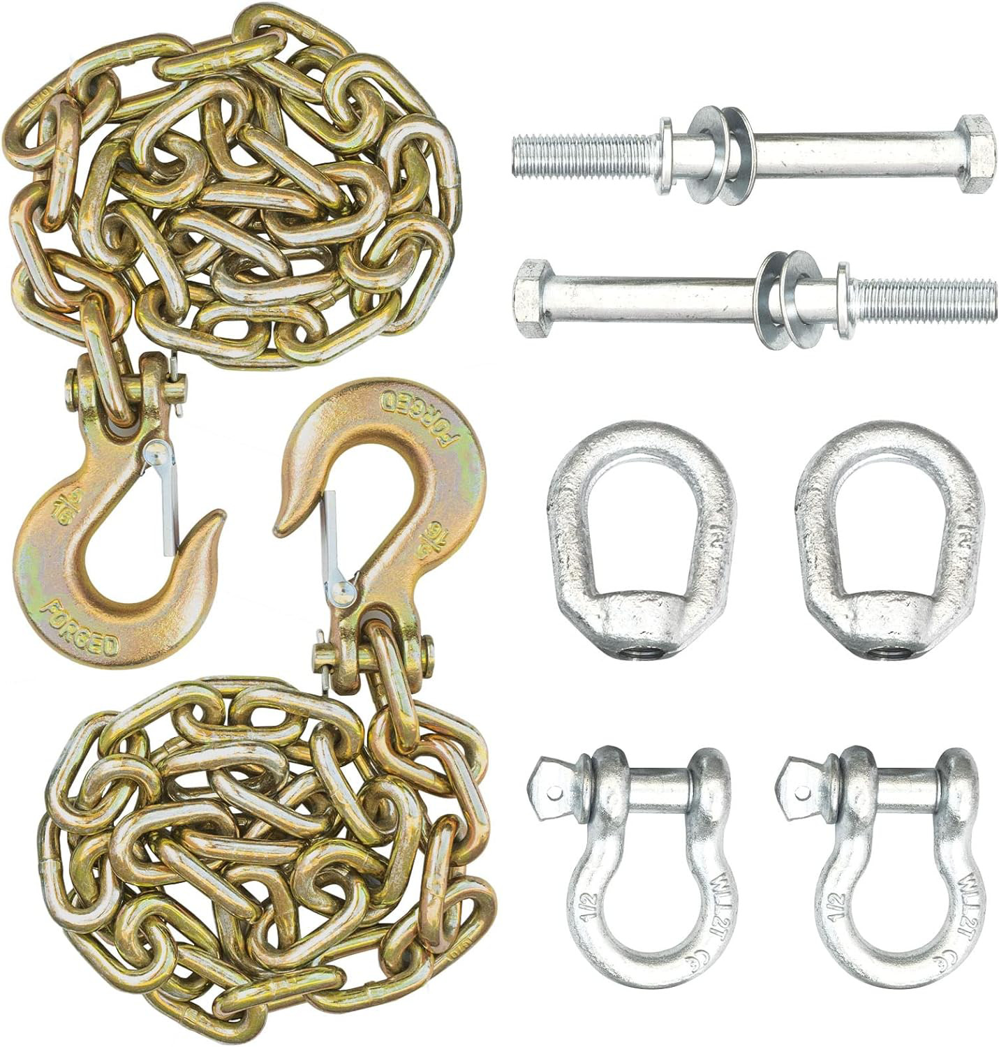 5th Wheel Trailer Safety Towing Chain kit Ultimate Connection Safety Chains Fit