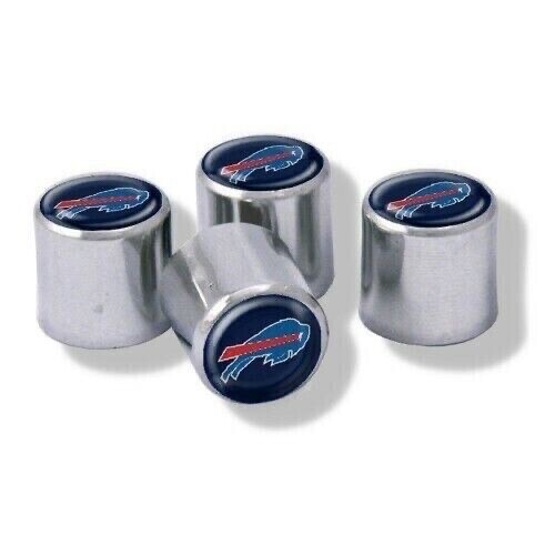 ⭐️⭐️⭐️⭐️⭐️ NFL BUFFALO BILLS Car Tire Valve Stem Covers NEW Set Of 4 GIFT