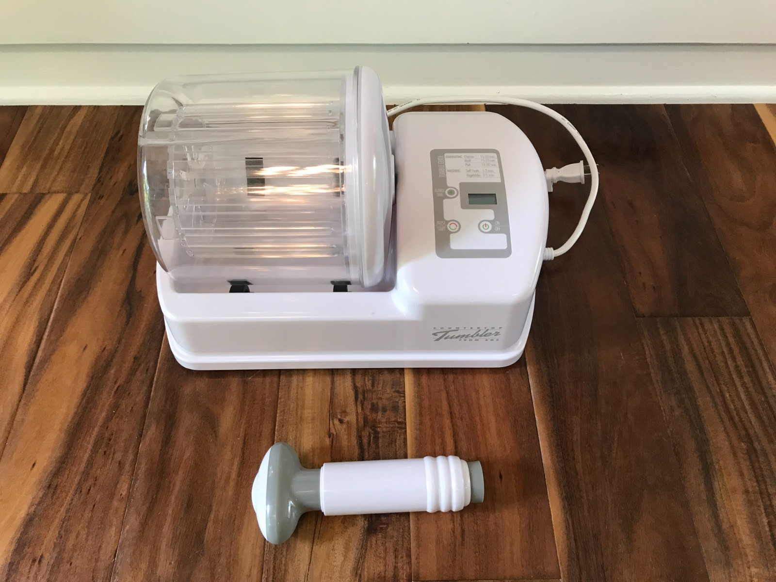 AGS Countertop Tumbler T-4 Marinator Meat Tenderizer Jerky Prep