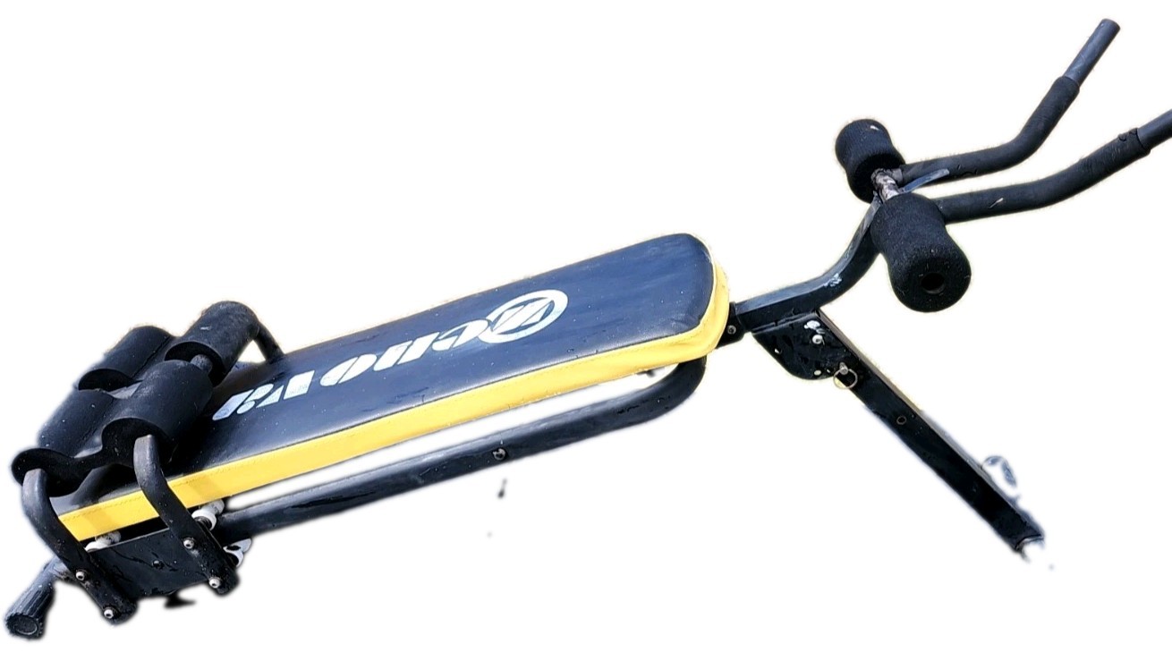 Zenova Ab Crunch Machine Workout Bench Weight Benches for Home Gym Incline Usedp