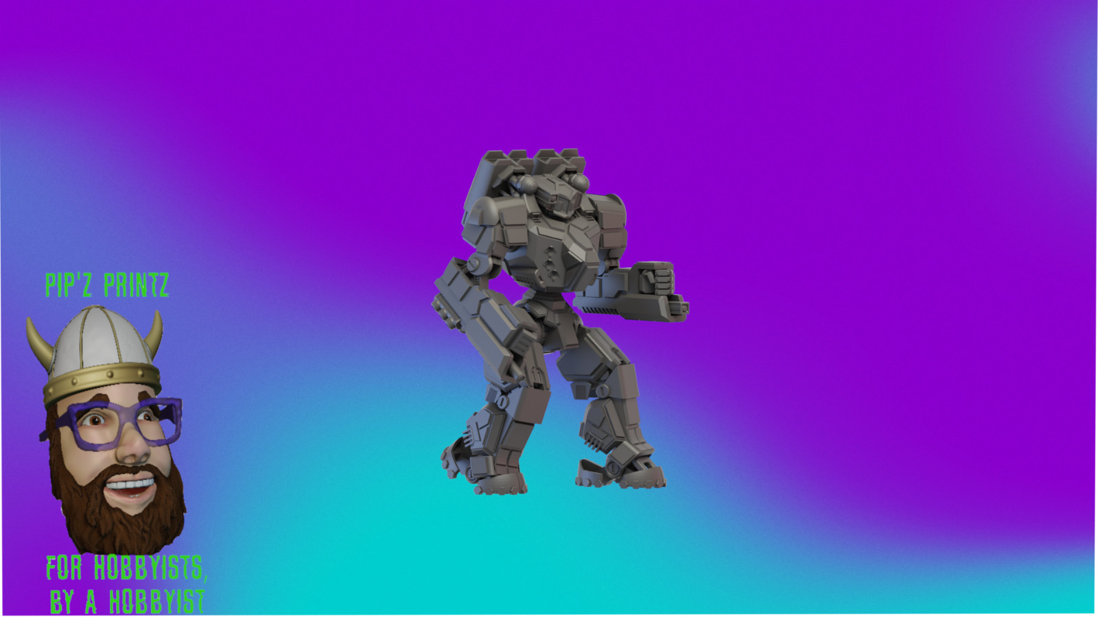 Alternate BKN-1K Bakeneko Mech Model For Battletech 6mm-10mm-15mm