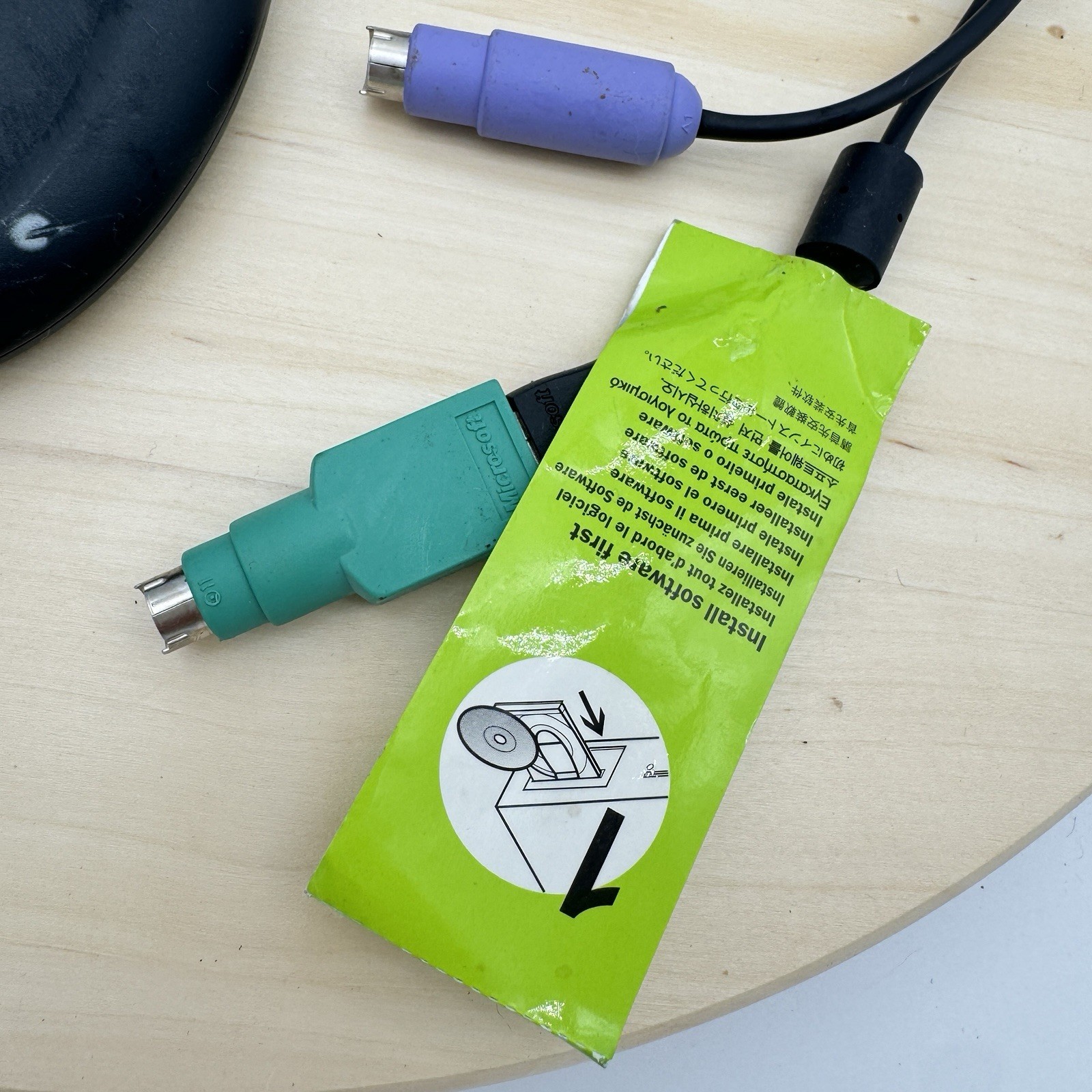 New Microsoft Wireless Optical Desktop Receiver 3.0 USB PS/2 Dongle OEM 1029