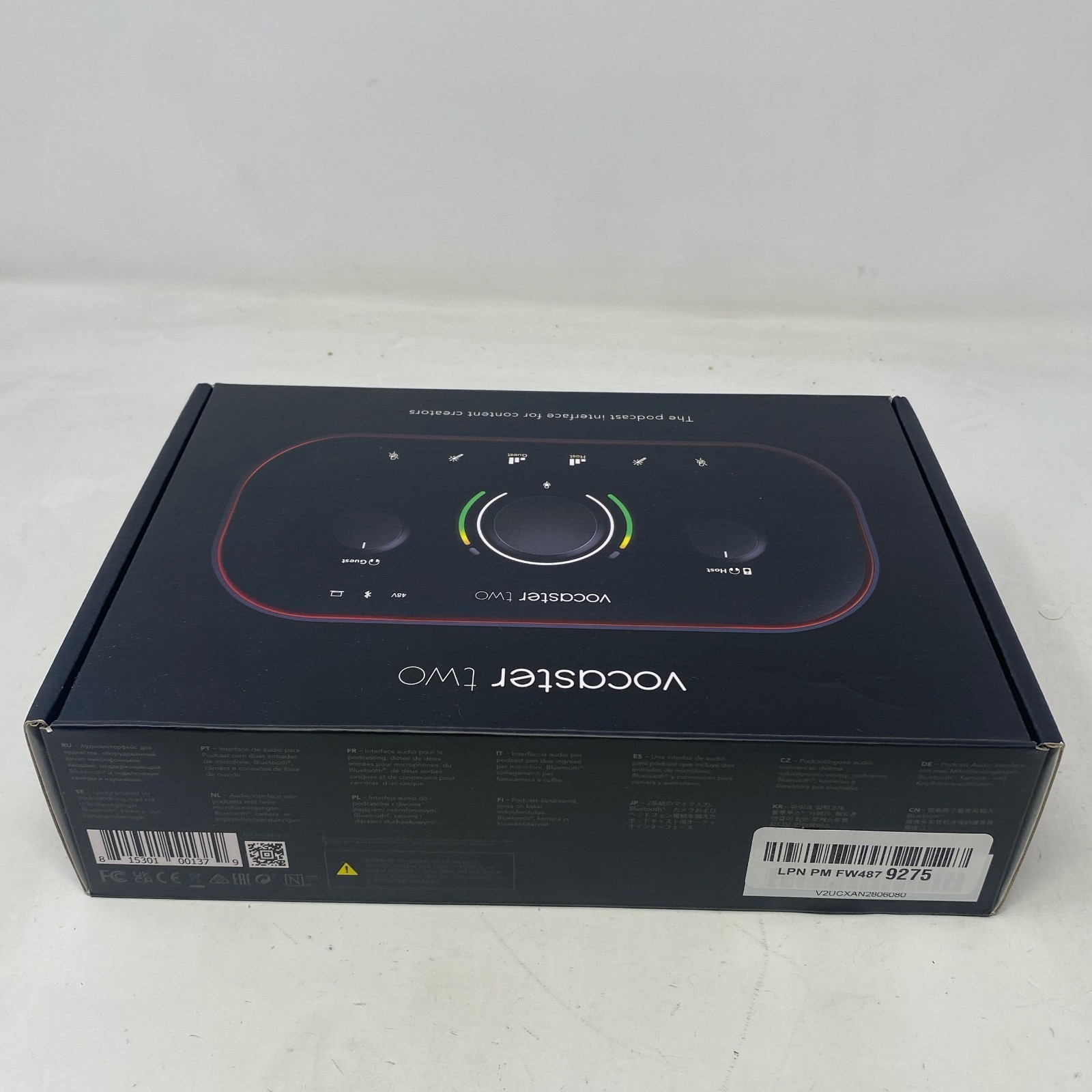 Focusrite Vocaster Two 2-Channel USB-C Podcast Interface - Black