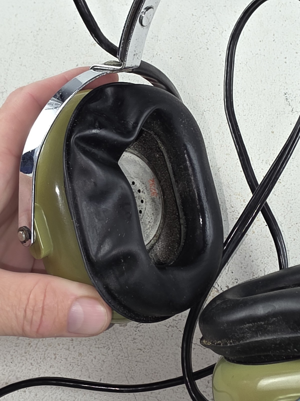 Vintage DAVID CLARK Model H10-30 Pilot's Aviation Headset with Mic UNTESTED