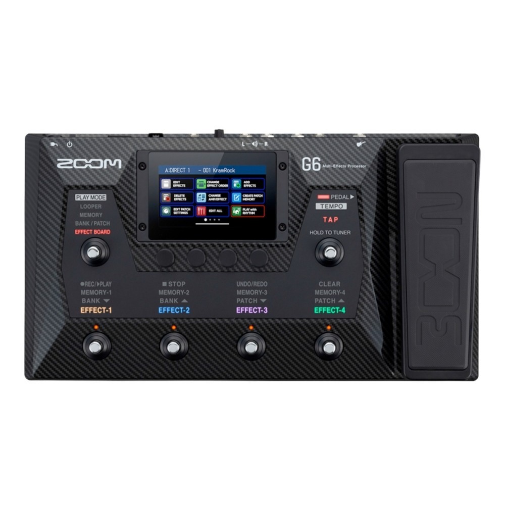 ZOOM G6 Live Modeling, Looper, Multi-FX Guitar Pedal