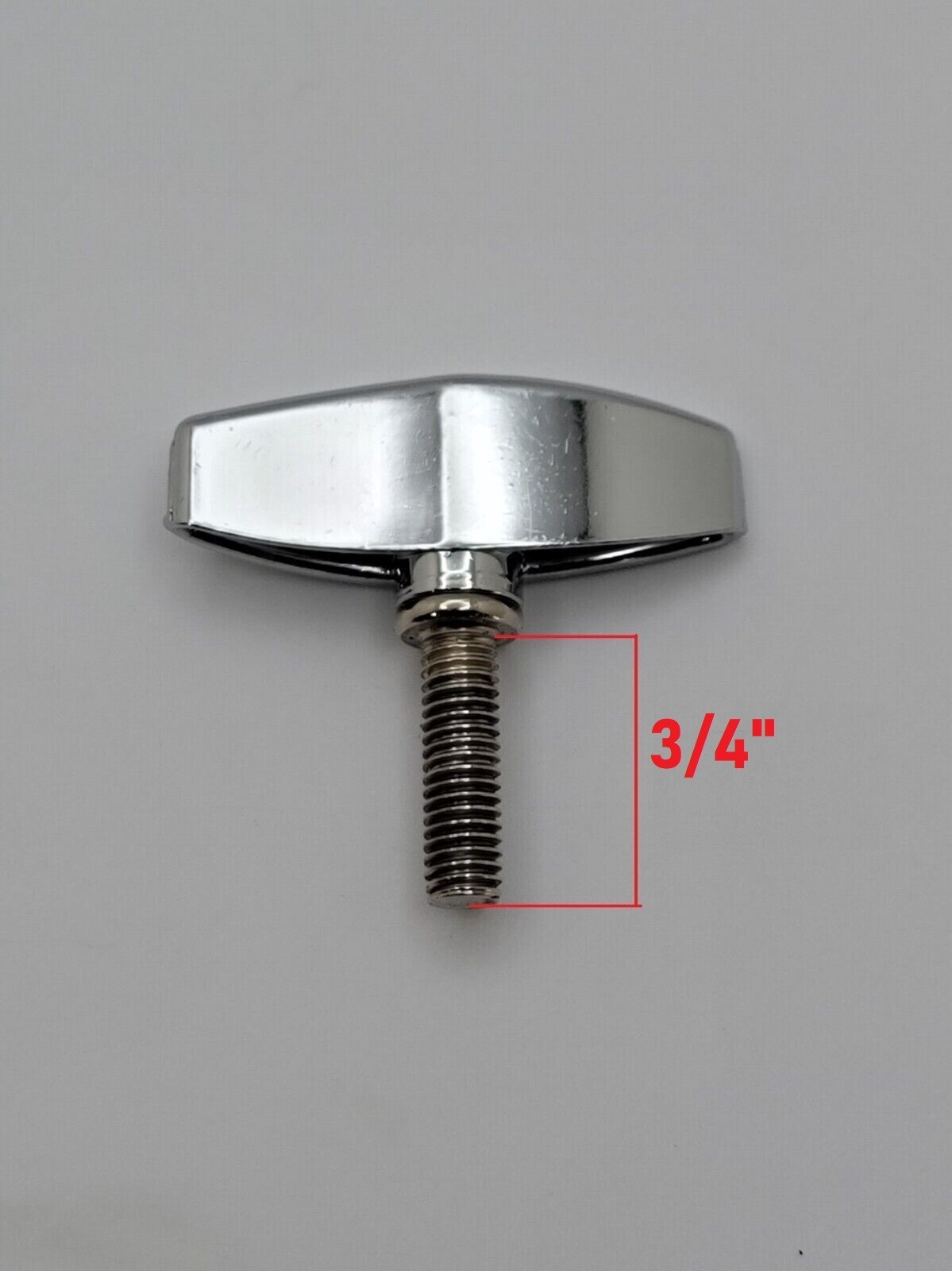 Alesis Silver Butterfly Wing Nut Short