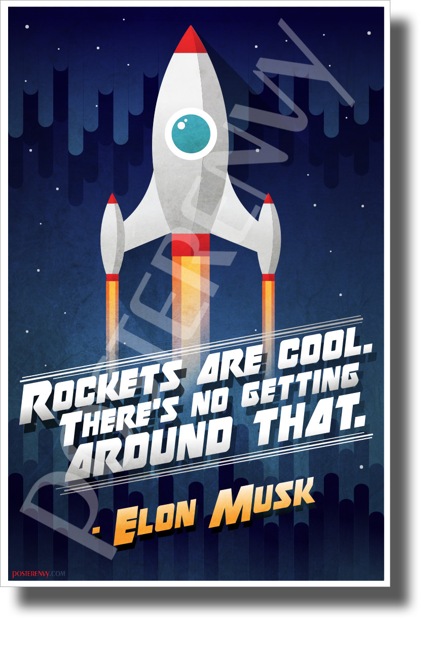 Elon Musk - "Rockets Are Cool..." 2 - NEW Motivational Space Poster (cm1309)