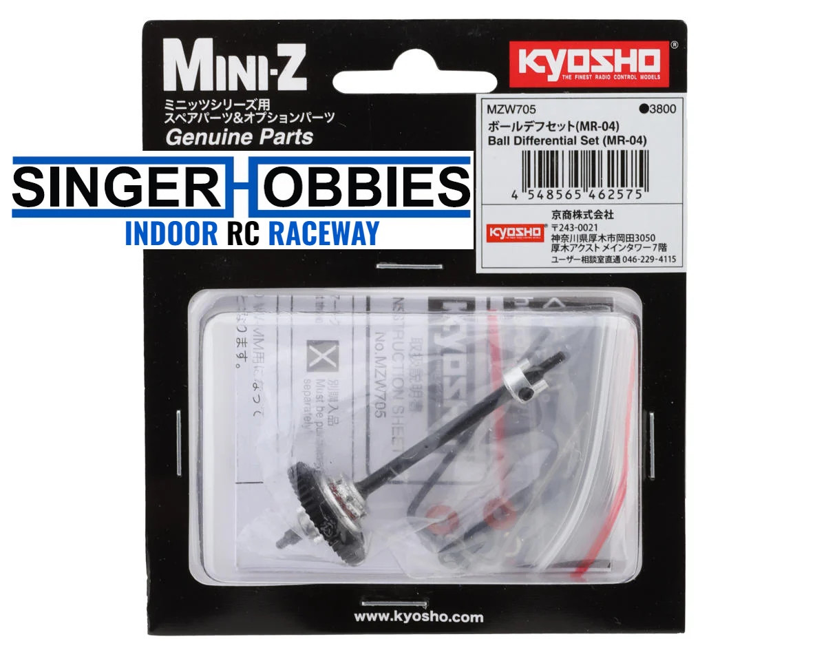 Kyosho MZW705 Mini-Z MR-04 EVO2 Ball Differential Set