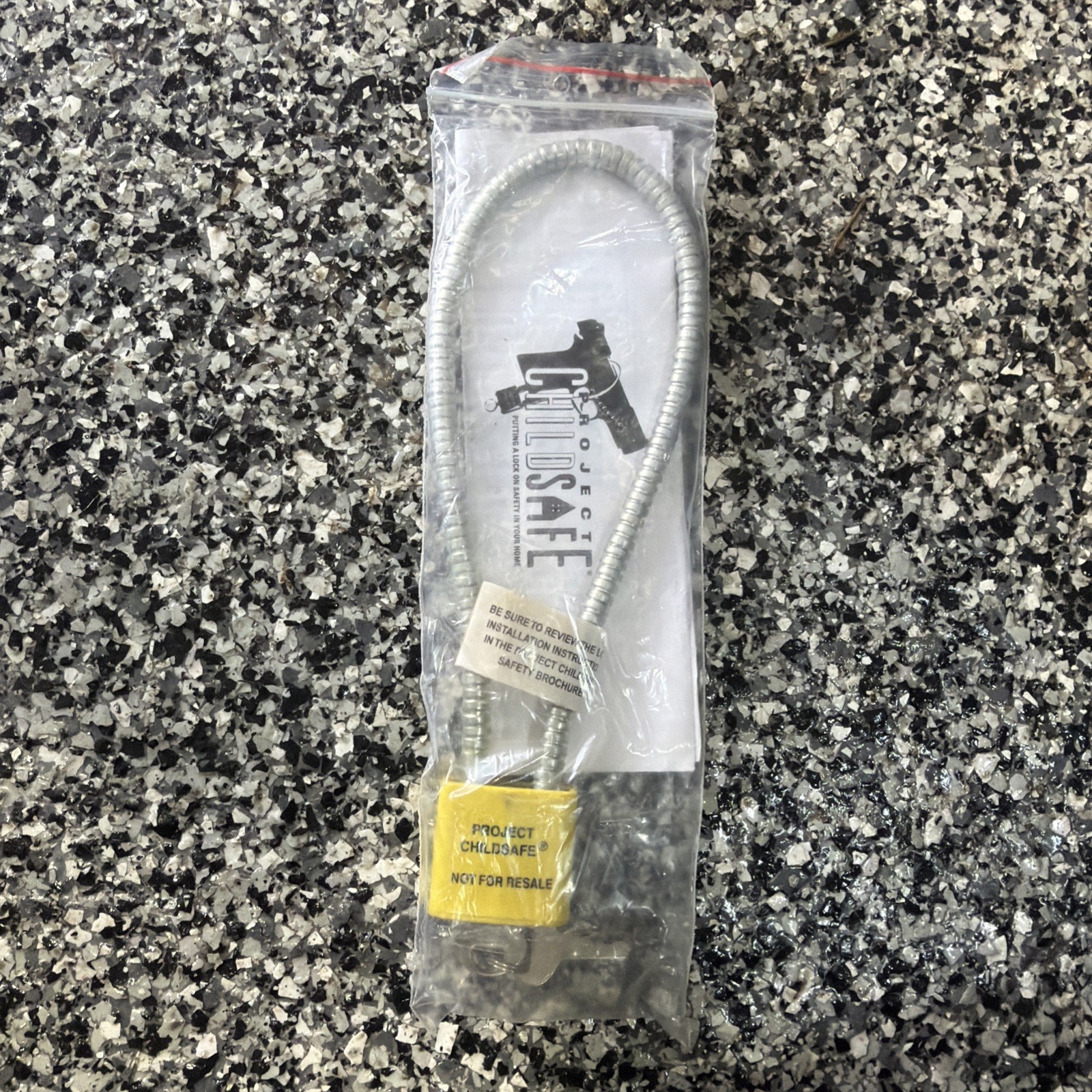 Project Child Safe ML0603 Heavy Duty Cable Gun Safety Lock w/ Two Keys