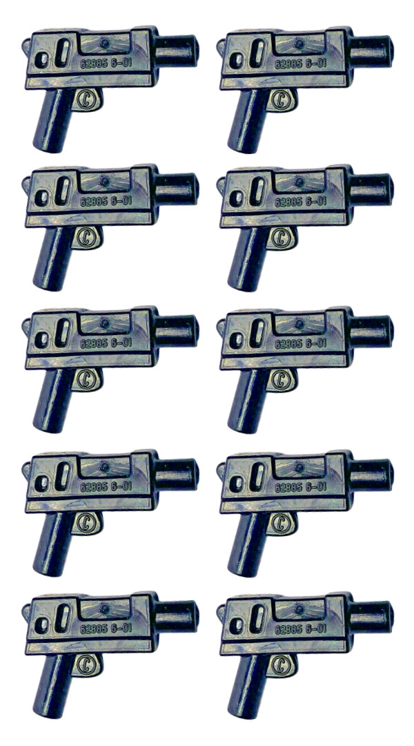 LEGO Small Blaster Pistol ARC Trooper Part LOT of 10 Minifigure Accessory Weapon