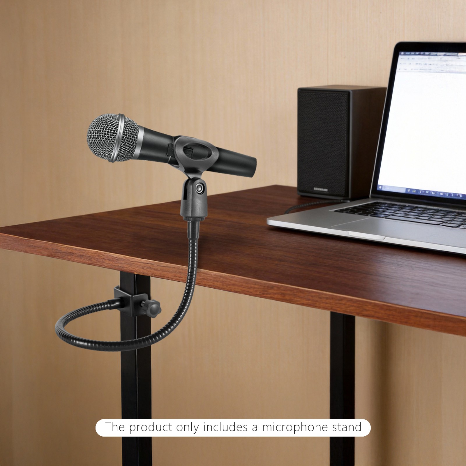 Adjustable Microphone Stand with Desk Clamp for Radio Broadcasting