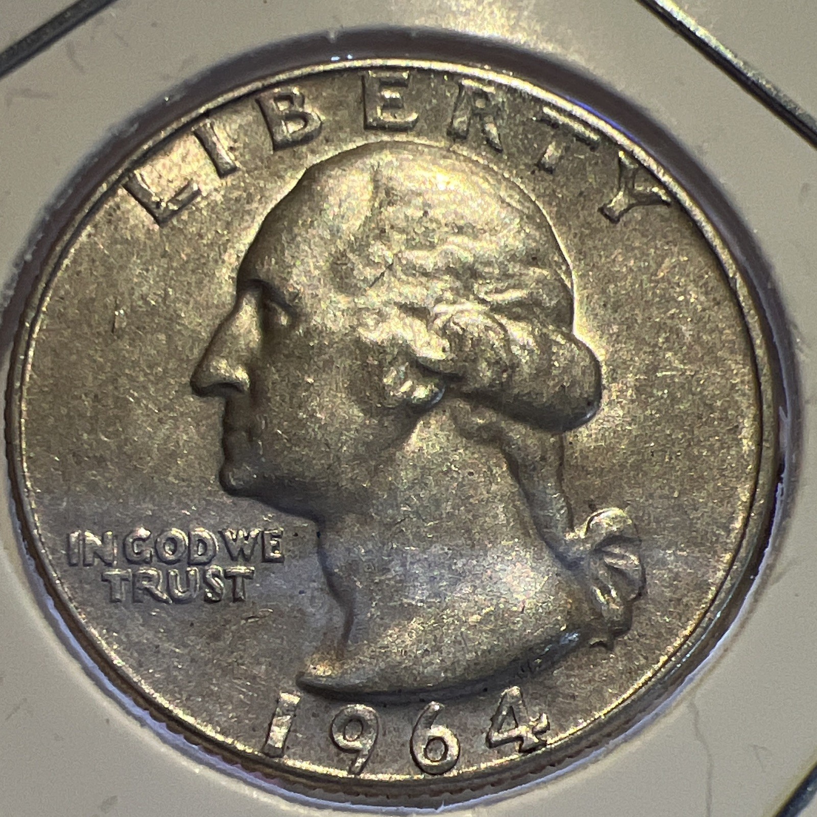 1964-D Washington Quarter 25C Silver 0.9 Business Strike Denver