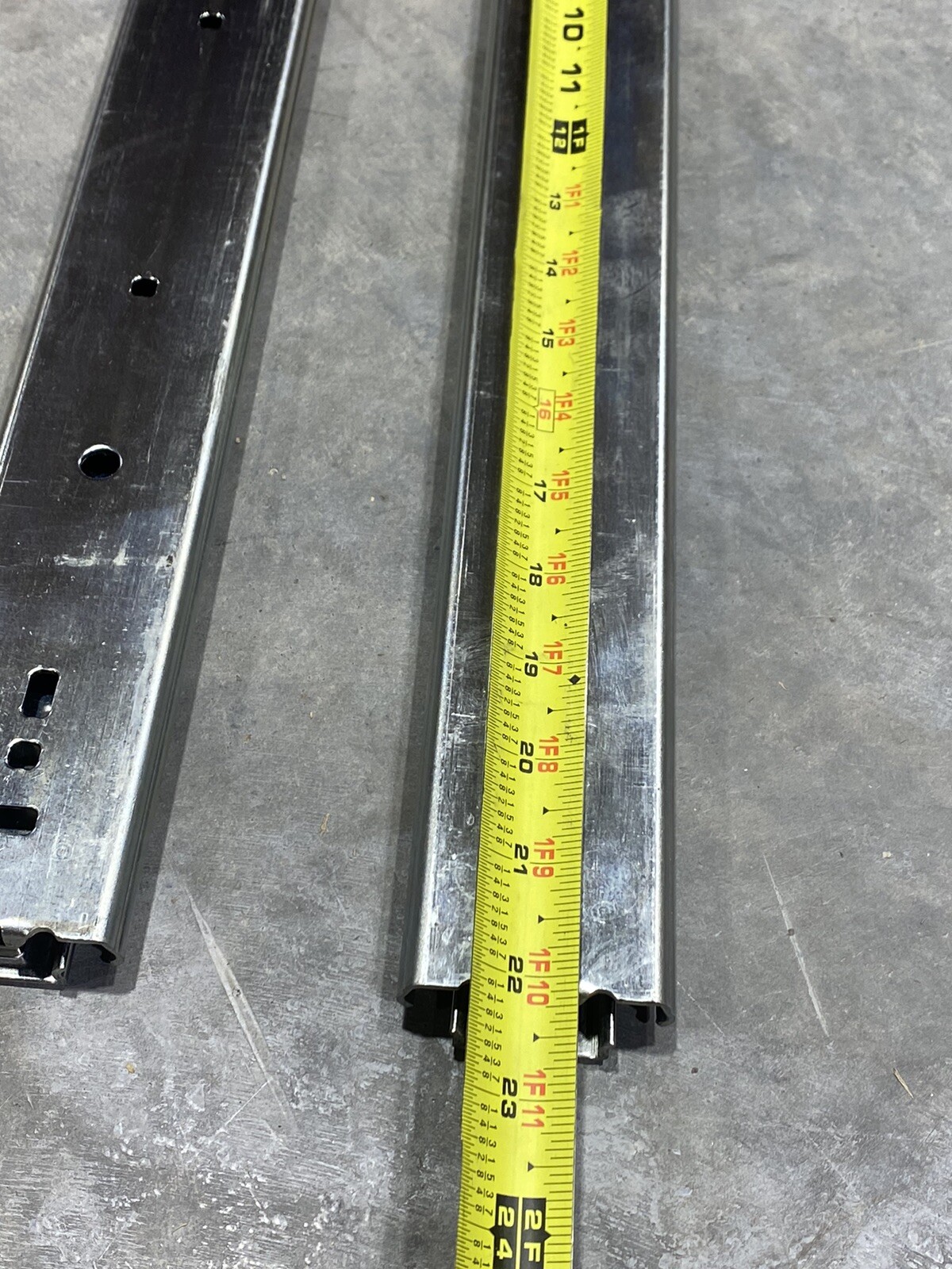 22" Heavy Duty Slide Assembly Zinc Travel Steel Drawer Slides ( Pair ) New