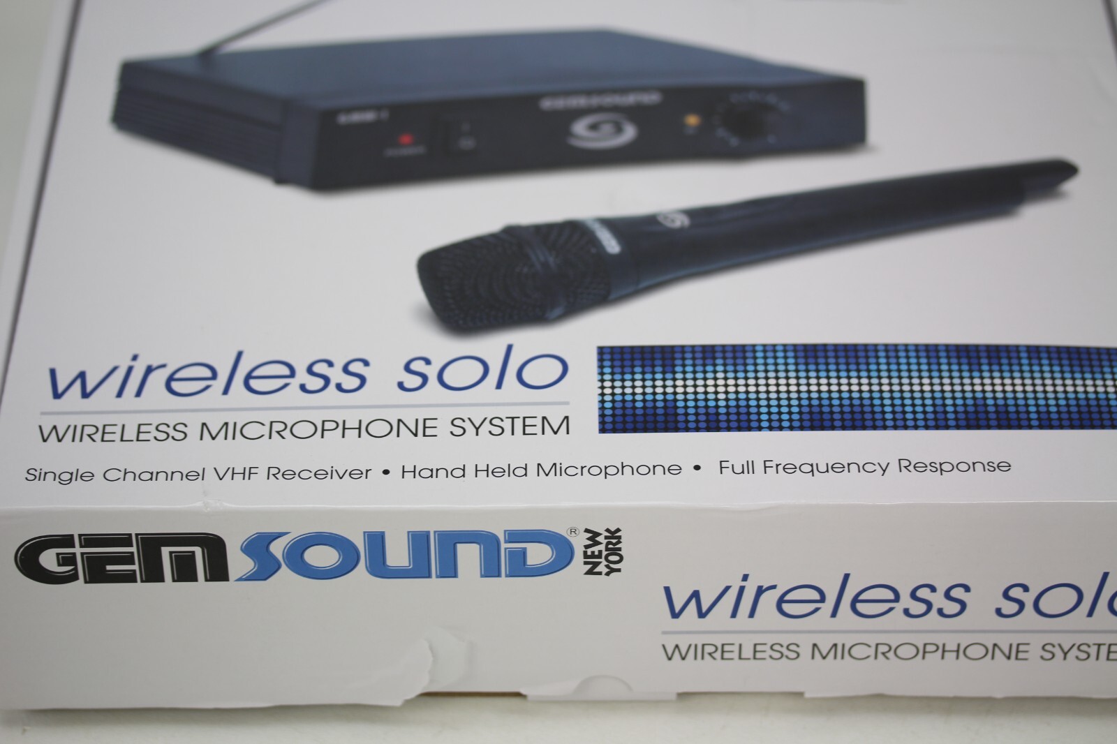 Gemsound Wireless Solo Mic Kit GMW-1 microphone open box