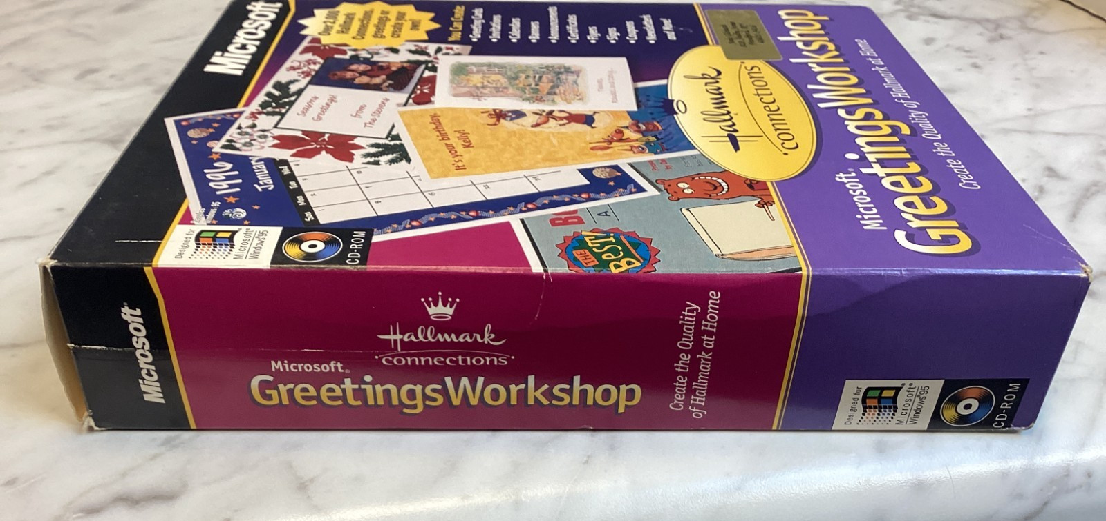Microsoft Greetings Workshop Hallmark Connections CD-ROM