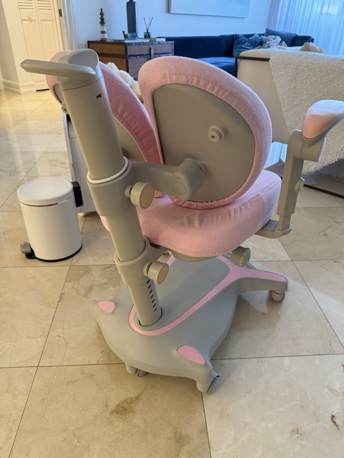 Ergonomic Pink Office Chair for Home and Office Bedroom Study Desk Chair