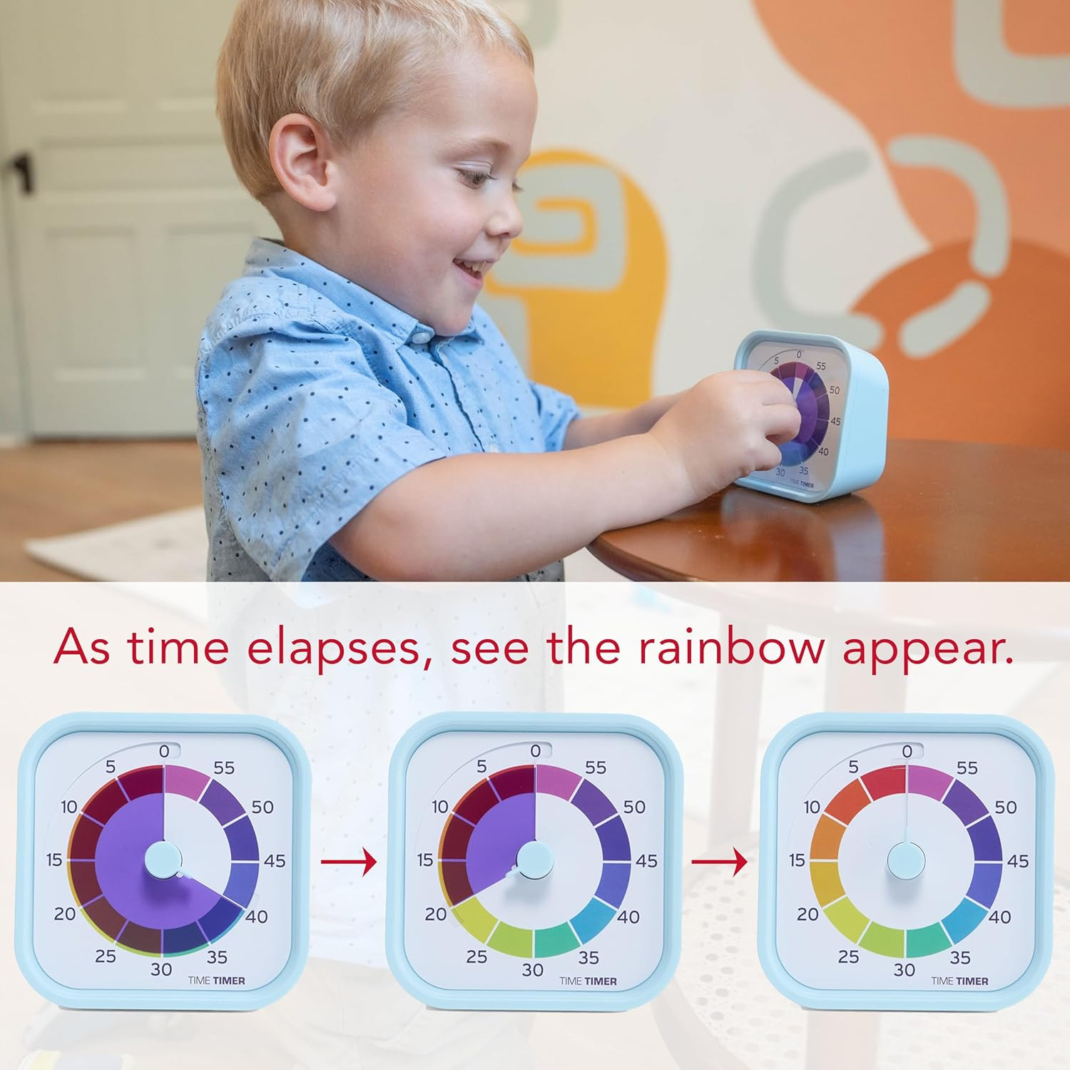Time Timer MOD - Home Edition - Rainbow Wheel - Individual