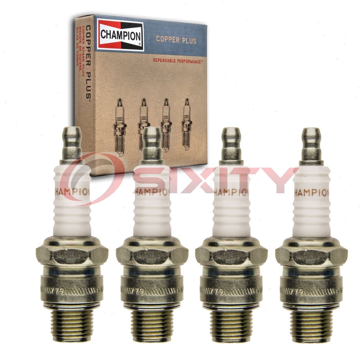 4 pc Champion Copper Plus 824 Spark Plugs for UL18V SF10 2892 2522 Ignition sh