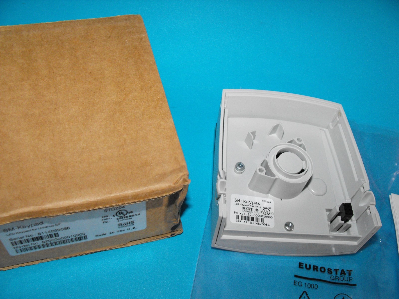Control Techniques SM-Keypad.KEYPAD FOR UNIDRIVE SP.STDZ04.SER.N.8114829086.NEW