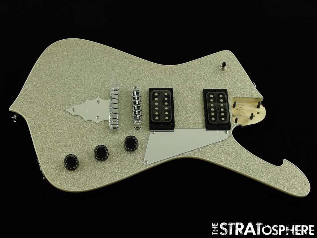 Ibanez PS60 Paul Stanley Signature LOADED BODY, Guitar Part Silver Sparkle