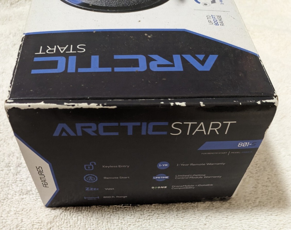 Arctic Start AR801-S Remote Start Keyless Entry 800-FT Range Remotes