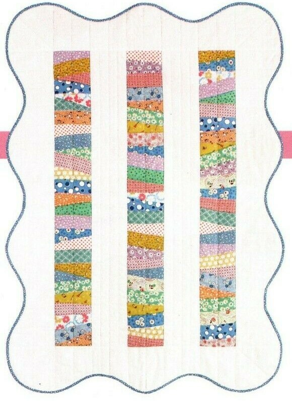Baby Scallops Quilt Pattern Pieced MF
