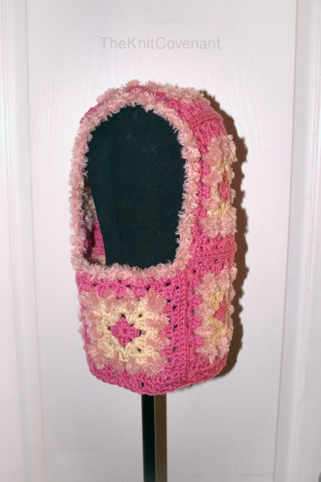 Handmade Crochet Granny Square Balaclava