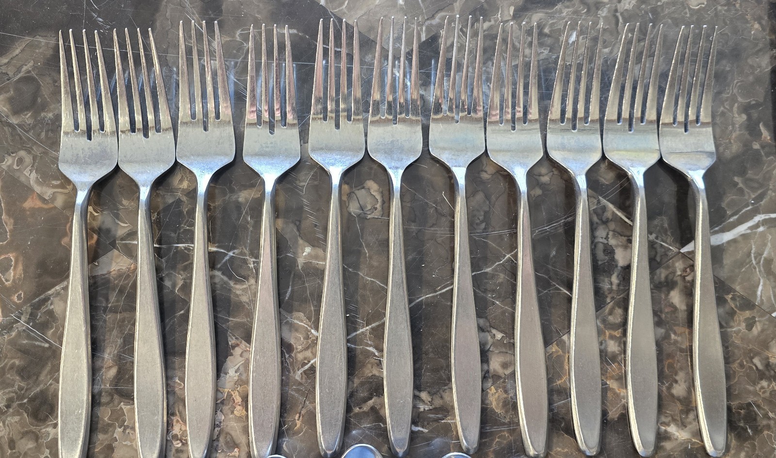 41 Pc Easterling RHINELAND Stainless Flatware Set MCM Japan Embassy Classic