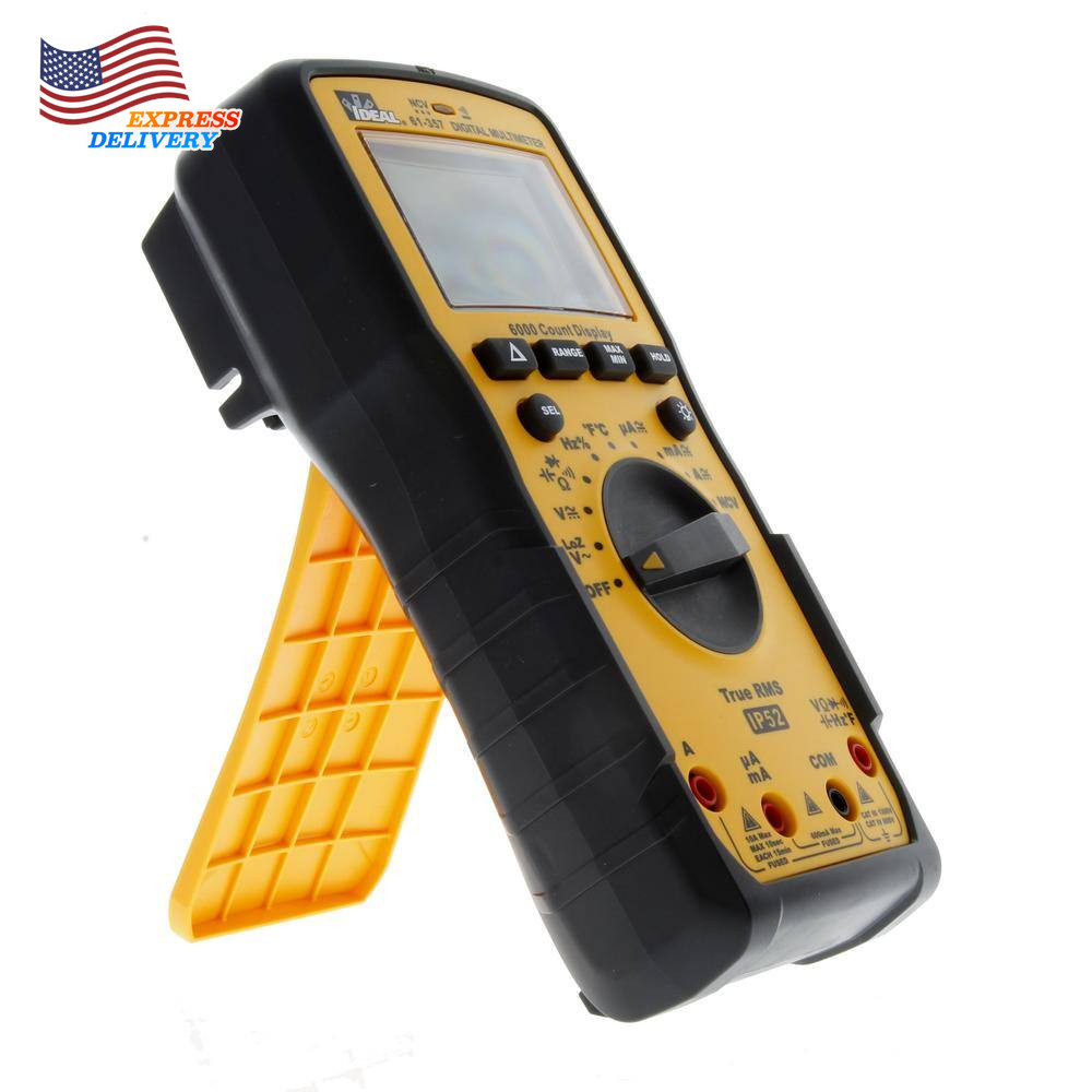 1000-Volt Auto Range TRMS 6000-Count Display Multimeter with NCVT Temp and Loz
