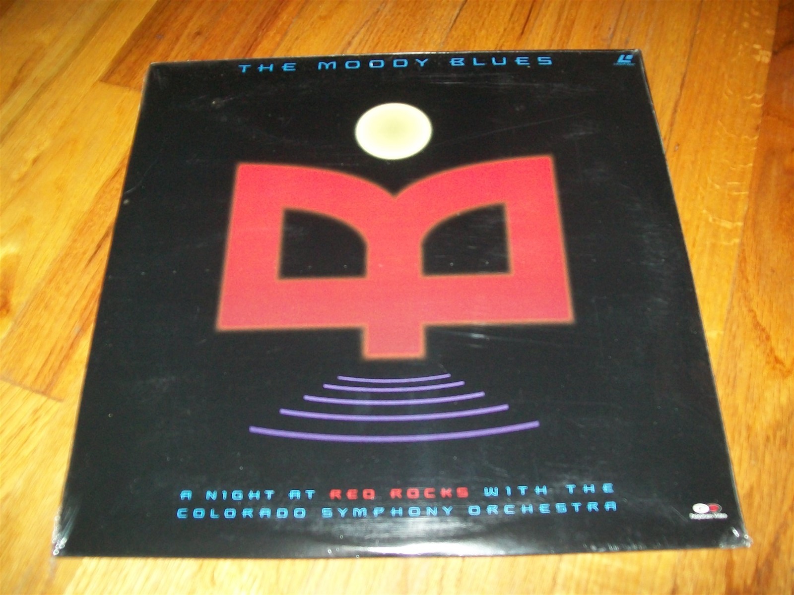 THE MOODY BLUES - A NIGHT AT RED ROCKS Laserdisc LD MUSIC BRAND NEW SEALED RARE