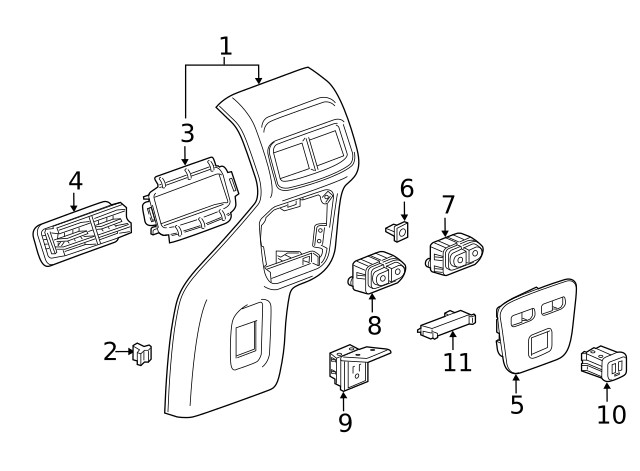 Genuine GM Antenna 13580790