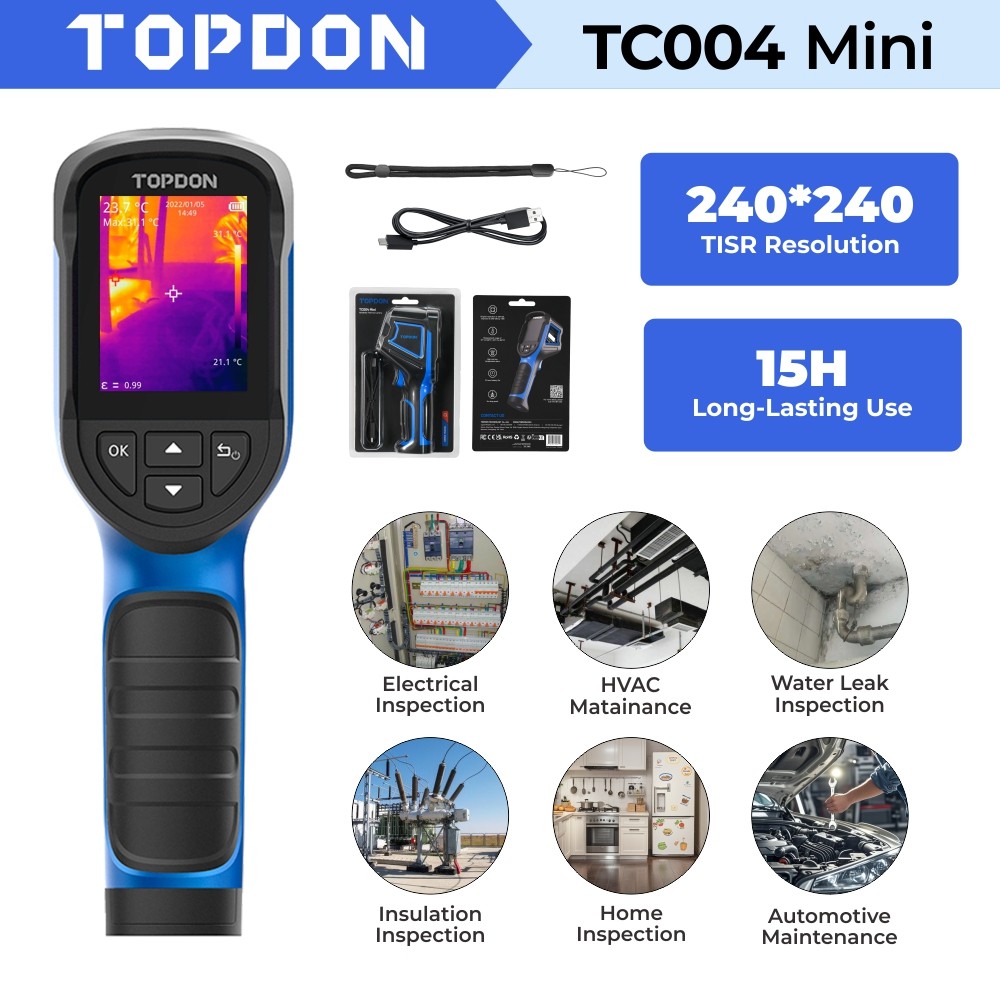 TOPDON TC004 Mini Infrared Handheld Thermal Camera