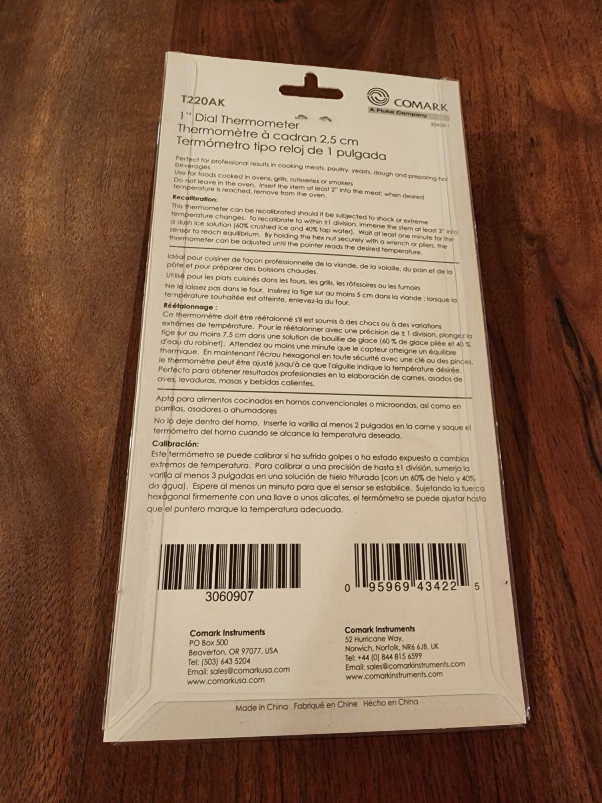 Comark T220A Pocket Dial Food Thermometer for General Testing 💖